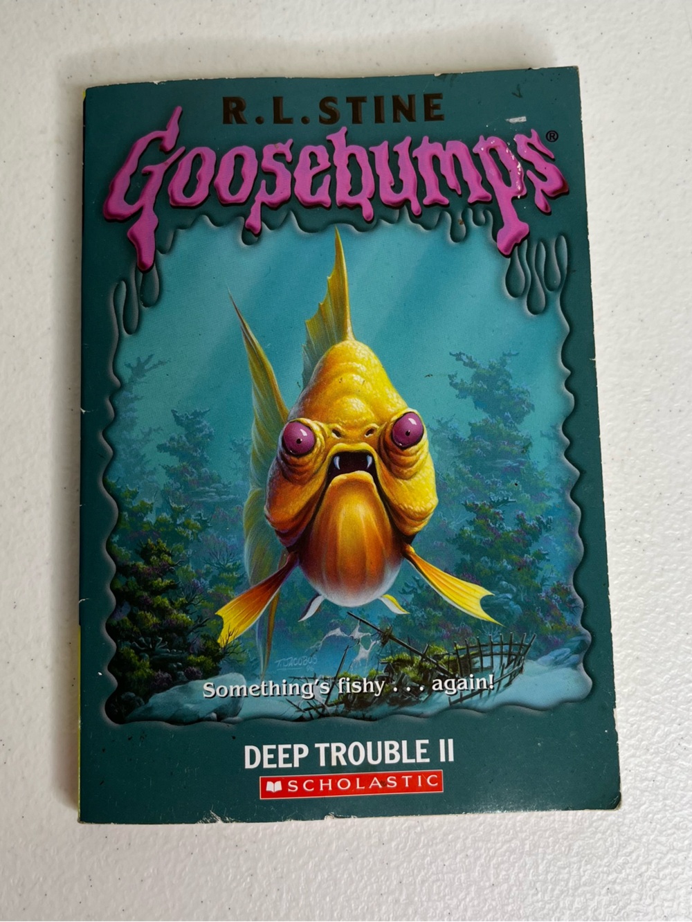 Goosebumps #58 Deep Trouble II First Edition 1997 Paperback Book Original Series
